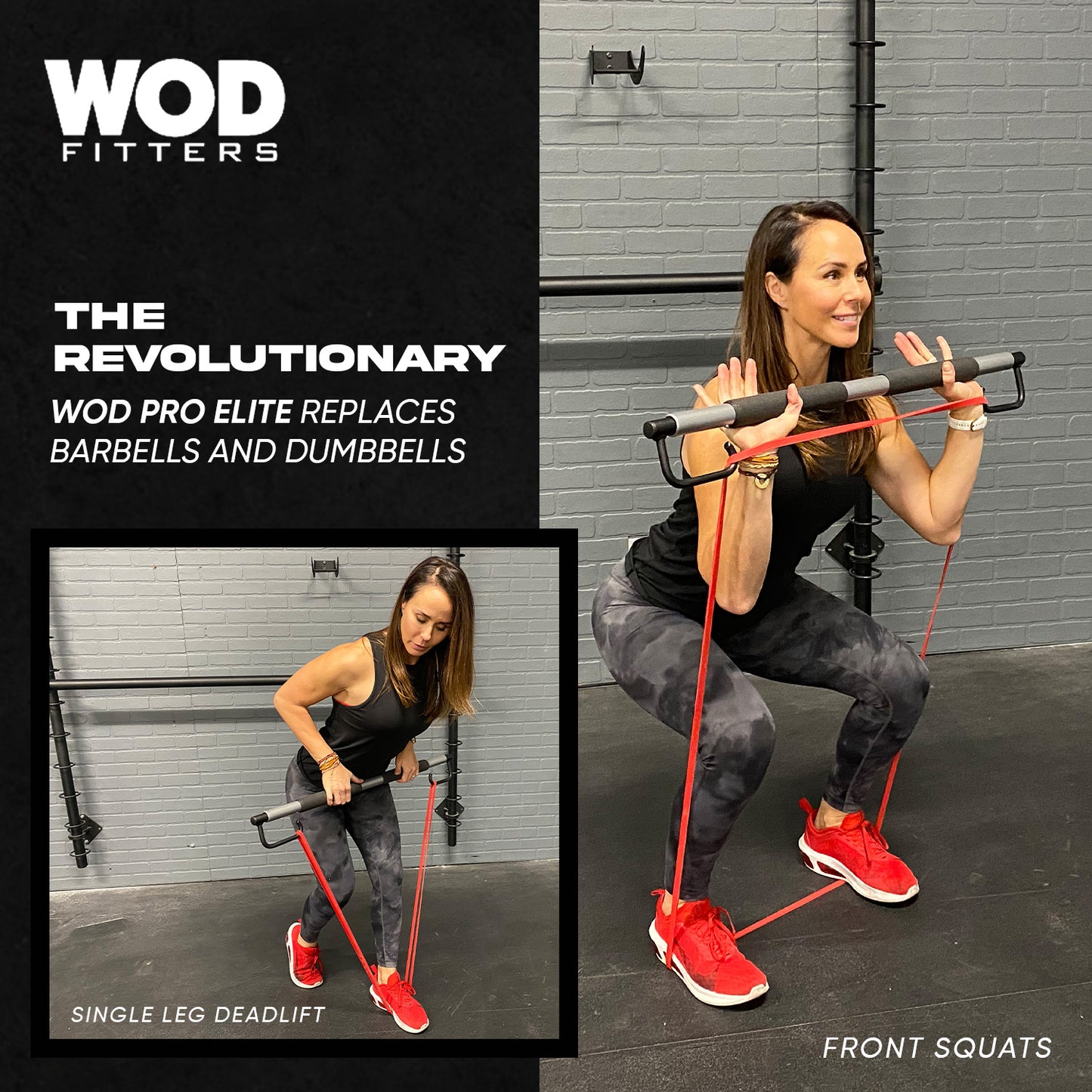 The Revolutionary WOD PRO Elite Bar Replaces Barbells and Dumbbells - Made in the USA