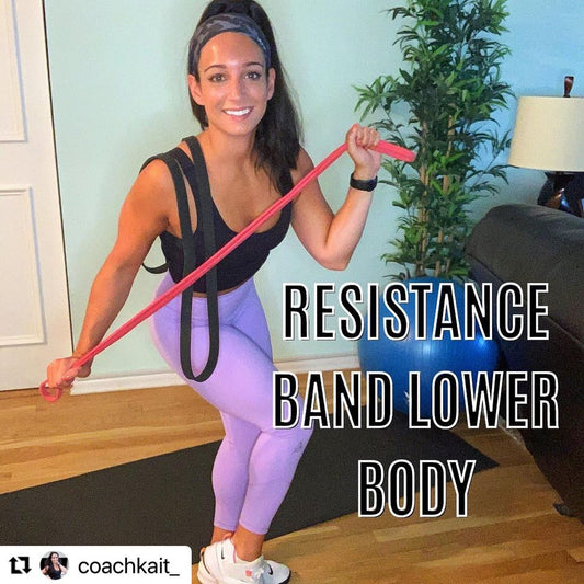 Lower Body workout by @coachkait_ using WODFitters Resistance Bands