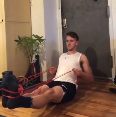 Workout by @darrentomasso using WODFitters resistance bands