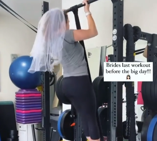 #fitness routine by bride @victoria tawney using WODFitters bands