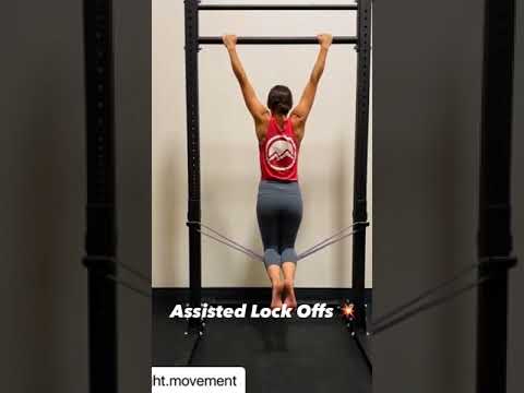 Assisted Lock-offs using WODFitters resistance bands