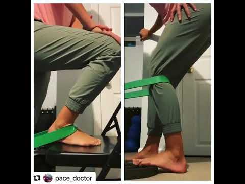 Exercise for flexible ankles using WODFitters resistance bands