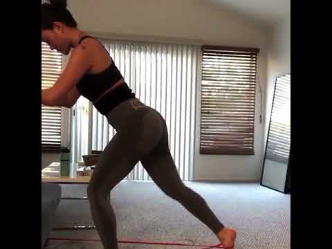 Home workouts by Awmmee using WODFitters resistance band