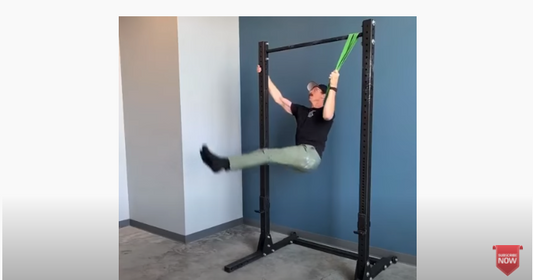 Lateral Toes-to-Bar using WODFitters resistance bands