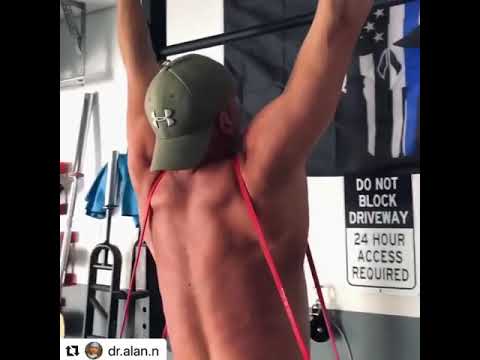 Pull-ups by Dr.Alan using WODFitters resistance bands