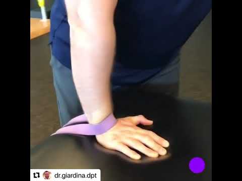 Relative Wrist Extension using WODFitters resistance bands