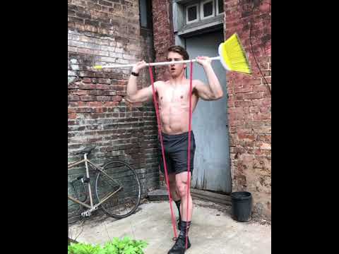 Shoulder press exercise by DarrenTomasso  using WODFitters resistance bands
