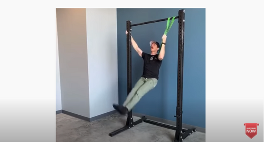 Toes-to Bar using WODFitters resistance bands
