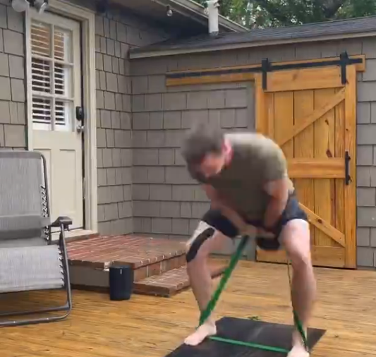 Muscle building exercises by @movewellmobile using WODFitters resistance bands