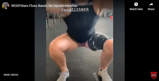WODFitters Floss Bands for Squats exercise