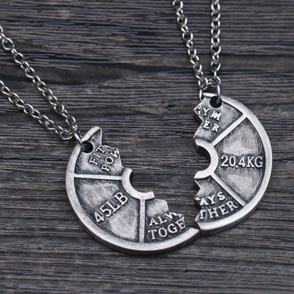 Train Together, Stay Together Necklace for Couples and Training Buddies