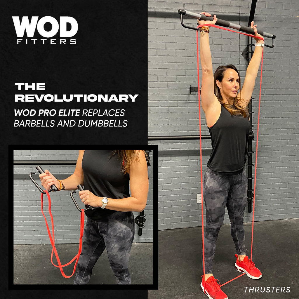 The Revolutionary WOD PRO Elite Bar Replaces your Barbells and Dumbbells - Made in the USA