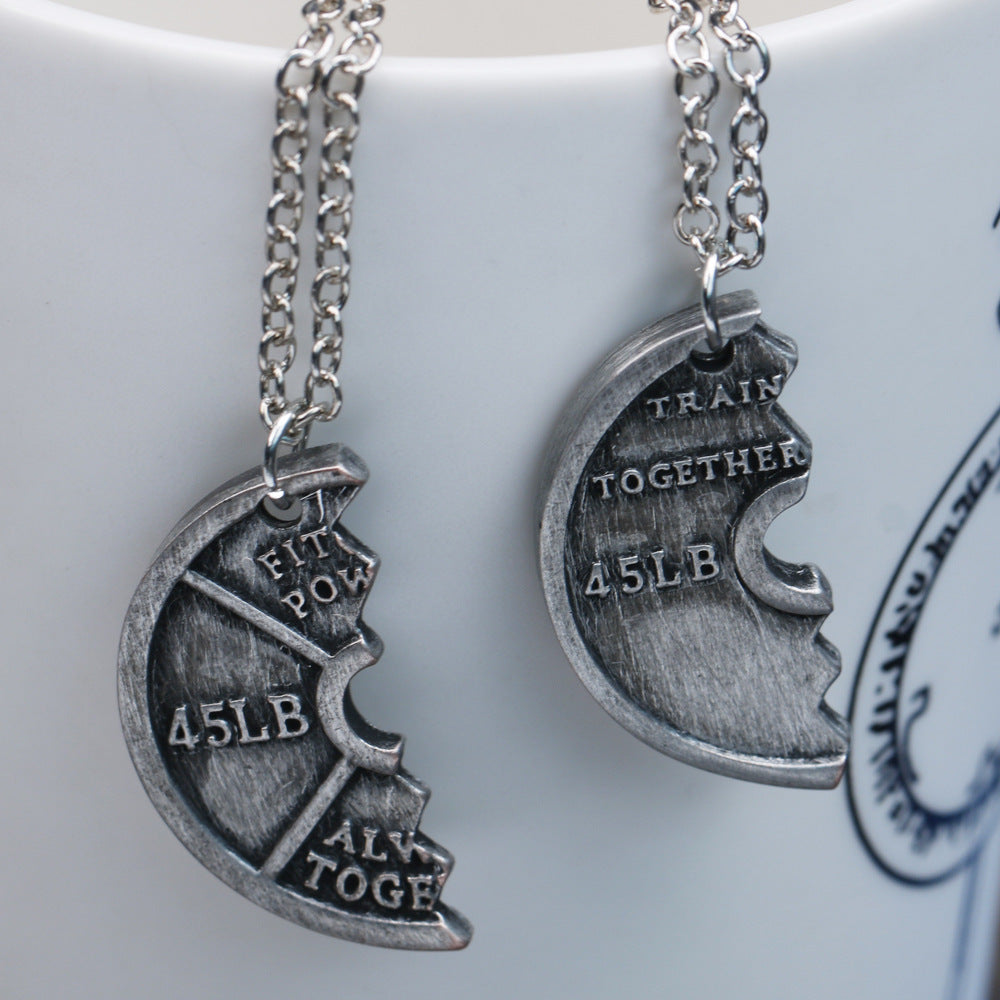 Train Together, Stay Together Necklace for Couples and Training Buddies