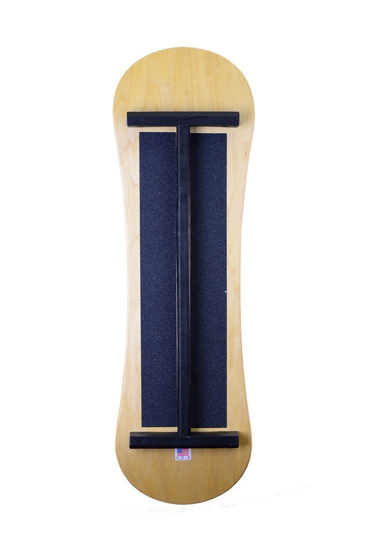 Vew-Do FLOW Balance Board with Patented Track and Rock Design - Provides Exceptional Toe / Heel and Rotational Balance for Snowboarding, Wakeboarding, Skateboarding Practice - Intermediate to Advanced 
