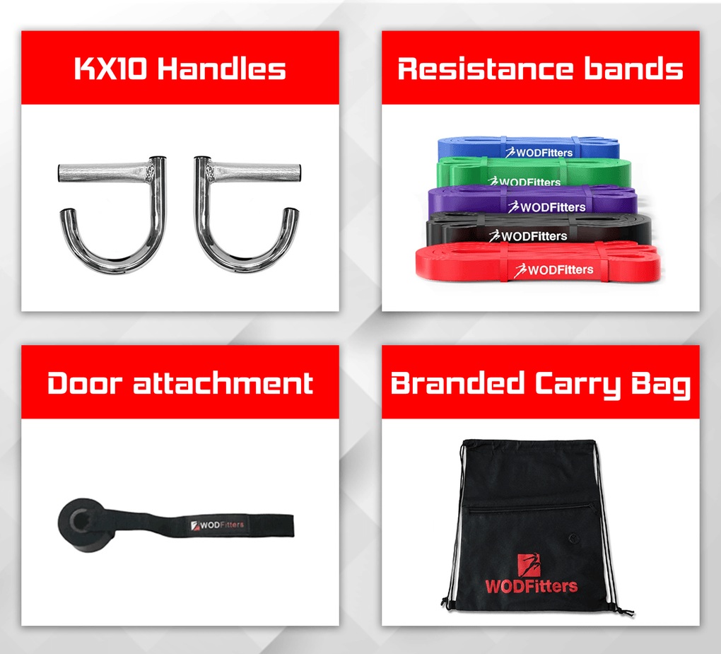 KX10 Home Gym - WODFitters Patent Pending Portable Home Gym System 