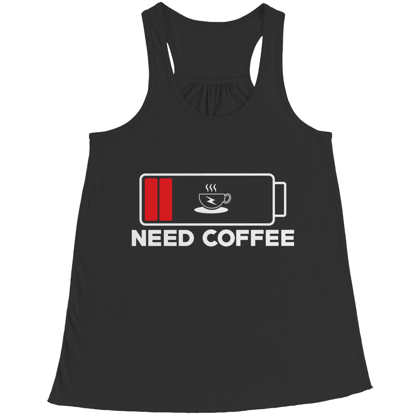 Bella Flowy Racerback Tank - Need Coffee