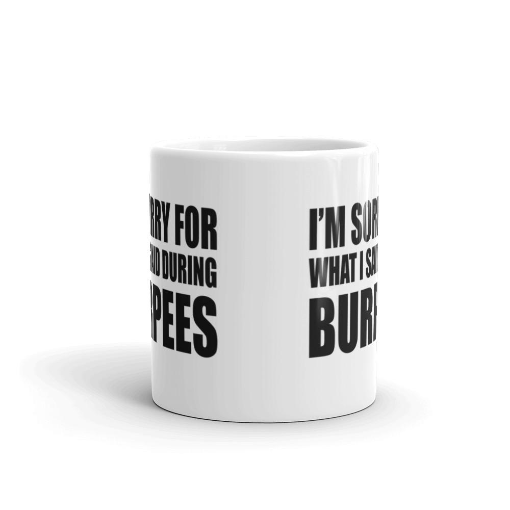 Burpee White Glossy Mug