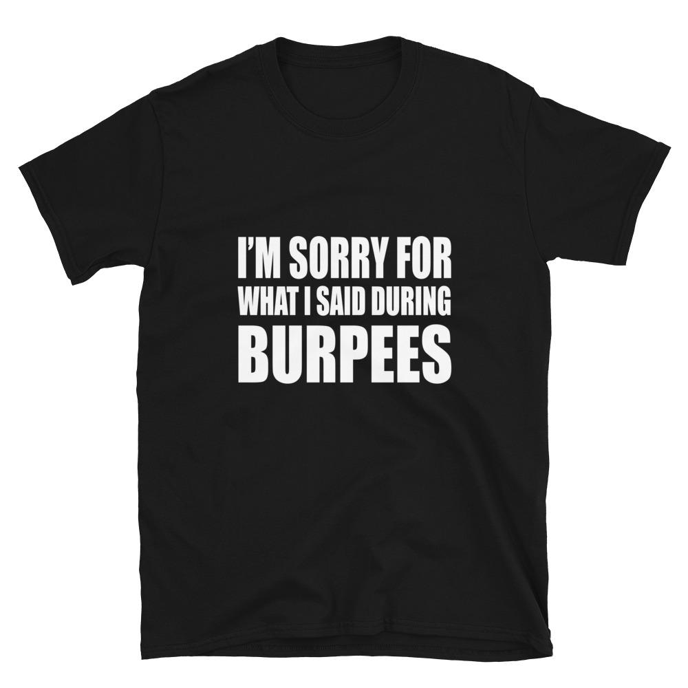 Burpees - Black Short-Sleeve Unisex T-Shirt