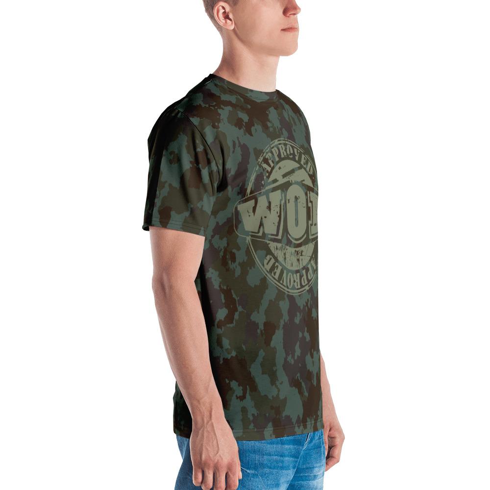 Dark Green Camo WOD Logo Men's T-shirt 