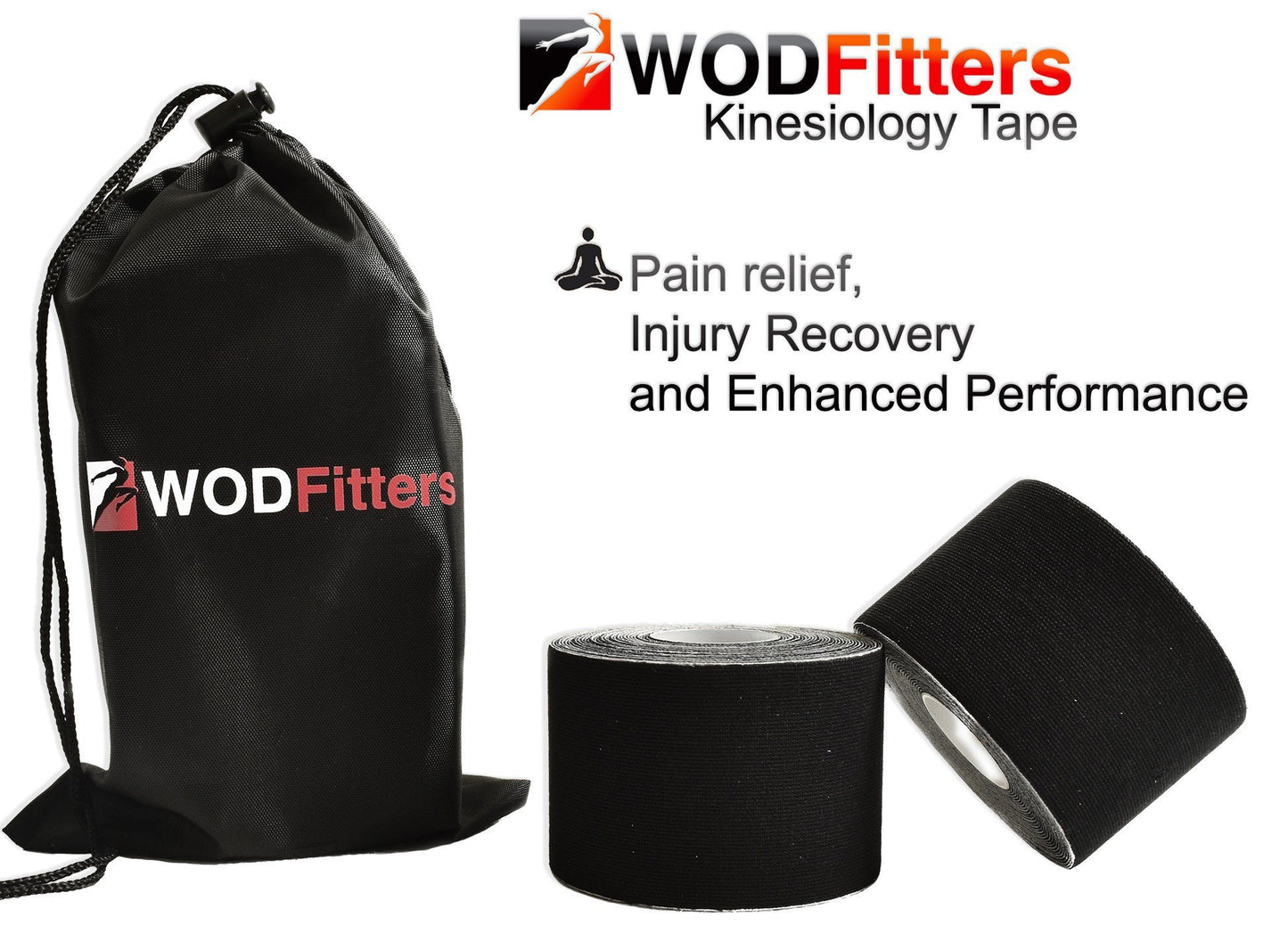 WODFitters Kinesiology Tape - 2 Pack 