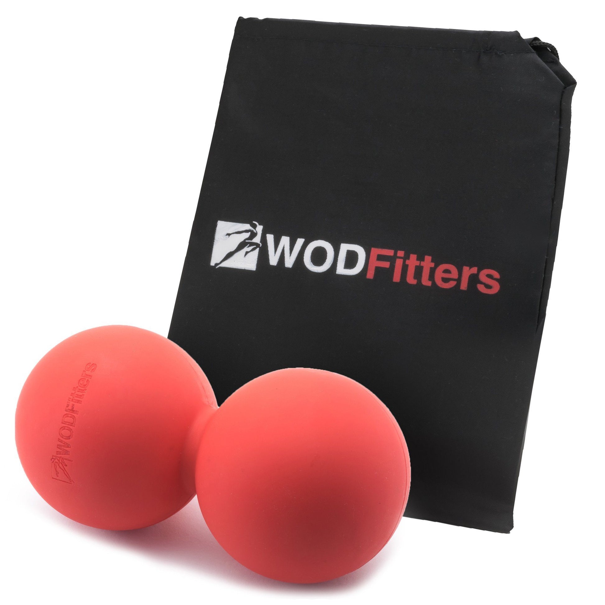 WODFitters Mobility Double Lacrosse Ball (Peanut Massage Ball) 