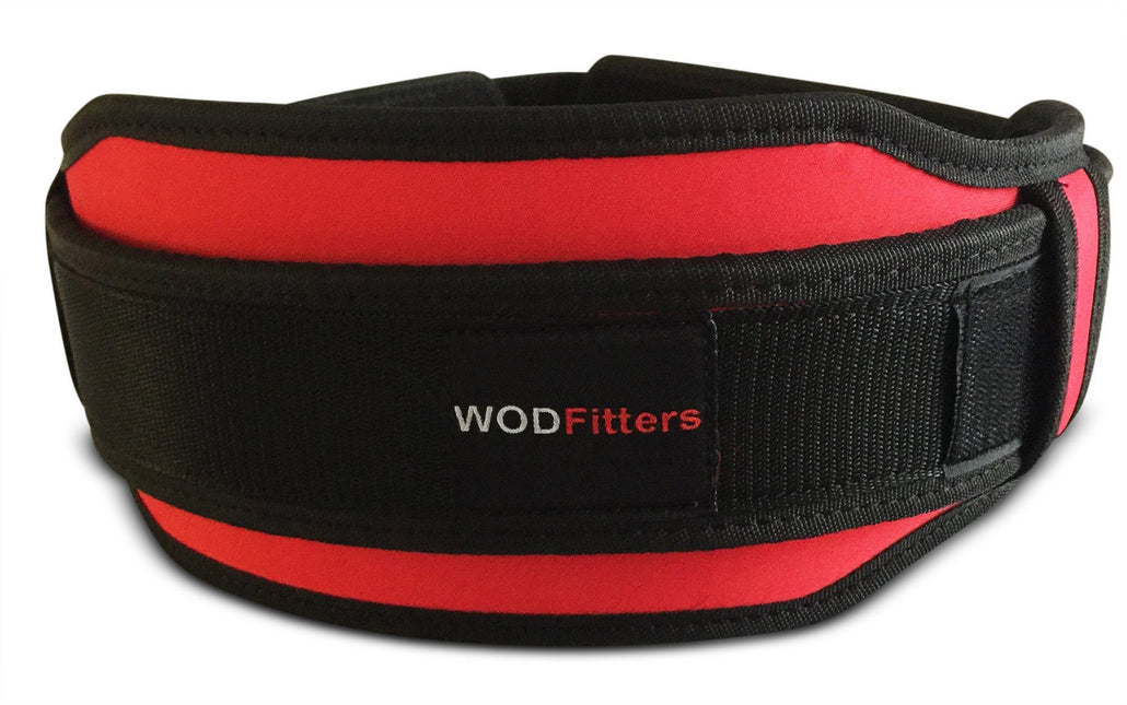 WODFitters Weight Lifting Belt For Men &amp; Women – Premium Quality, Durable, Breathable Material – Lightweight, Adjustable Design