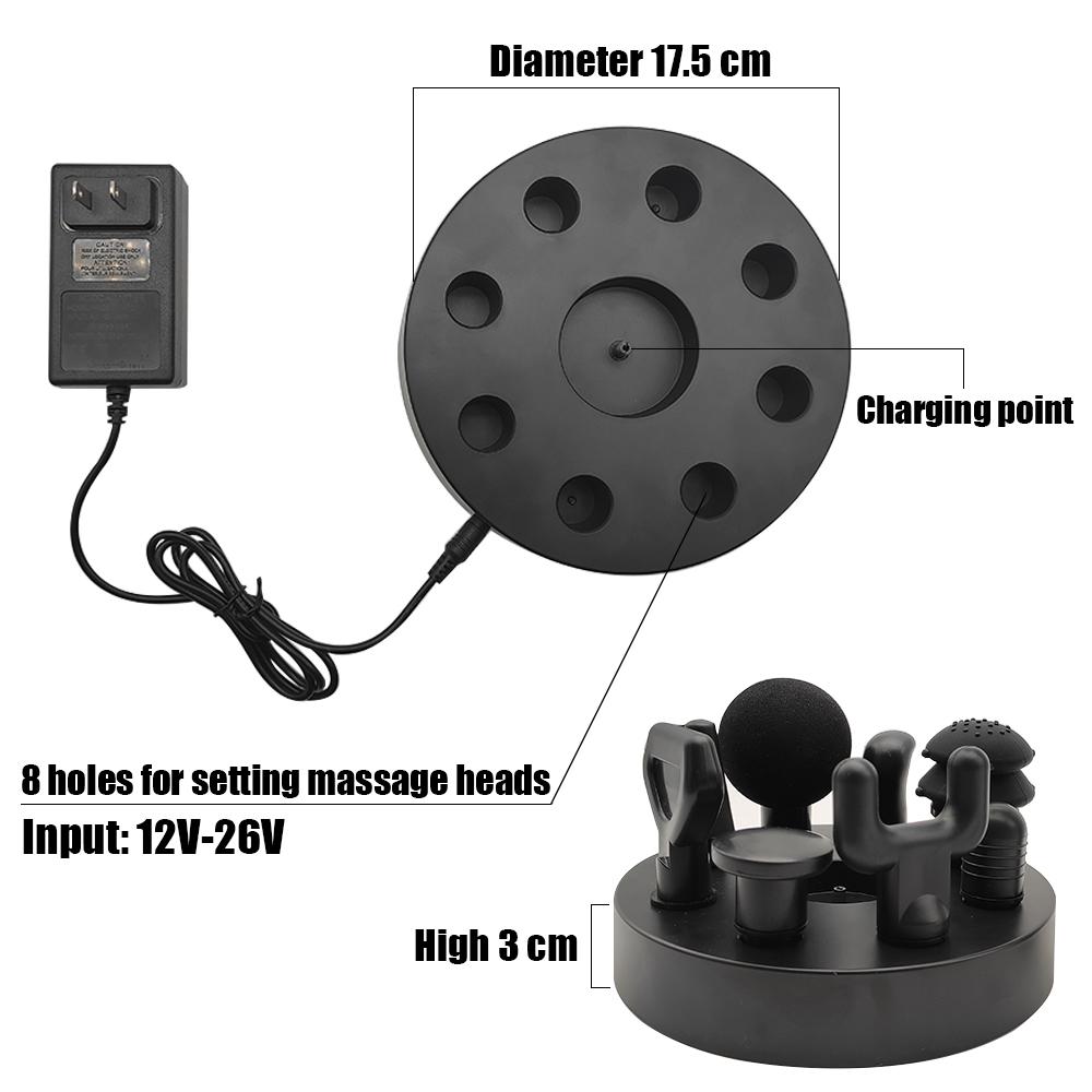 Charging Dock and Display Stand for Full Size  Massage Guns - Perfect for Gym and Home Use - Does NOT work with THE MIGHTY Massage Gun