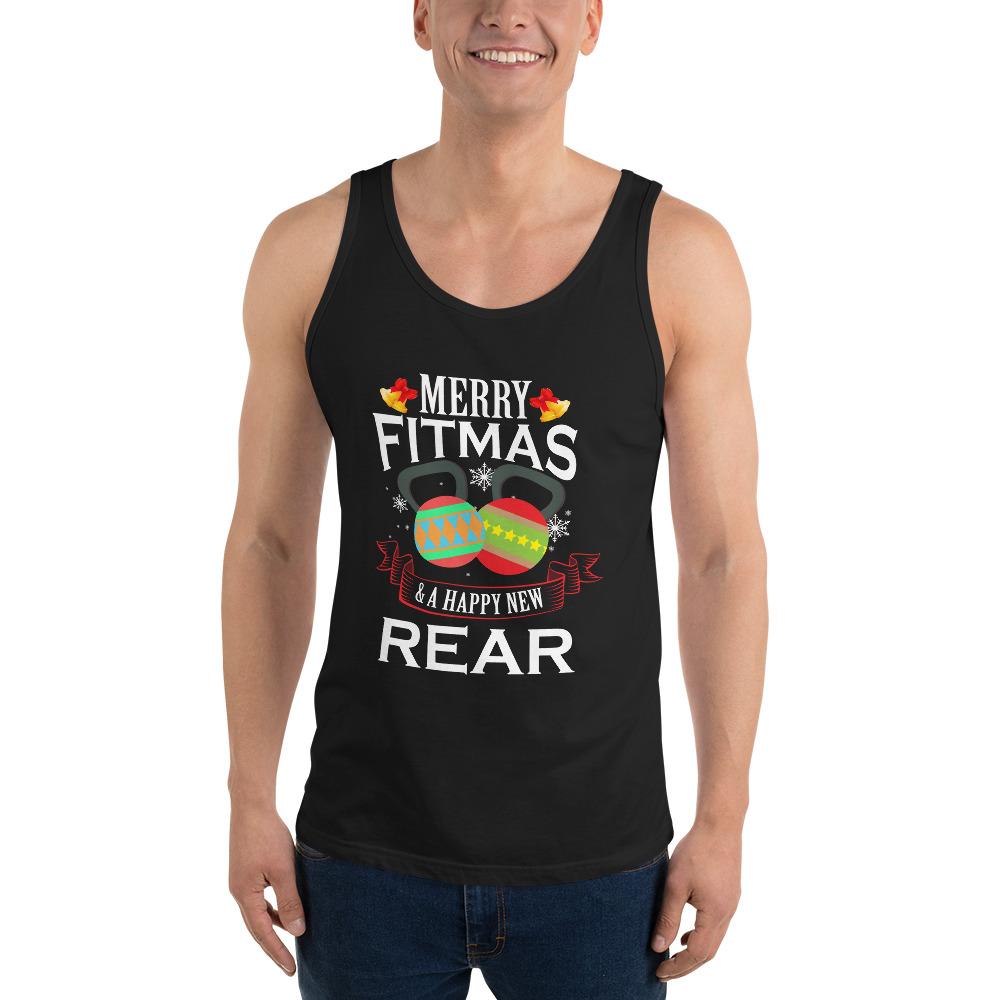 Men's Tank Top - Merry Fitmas 