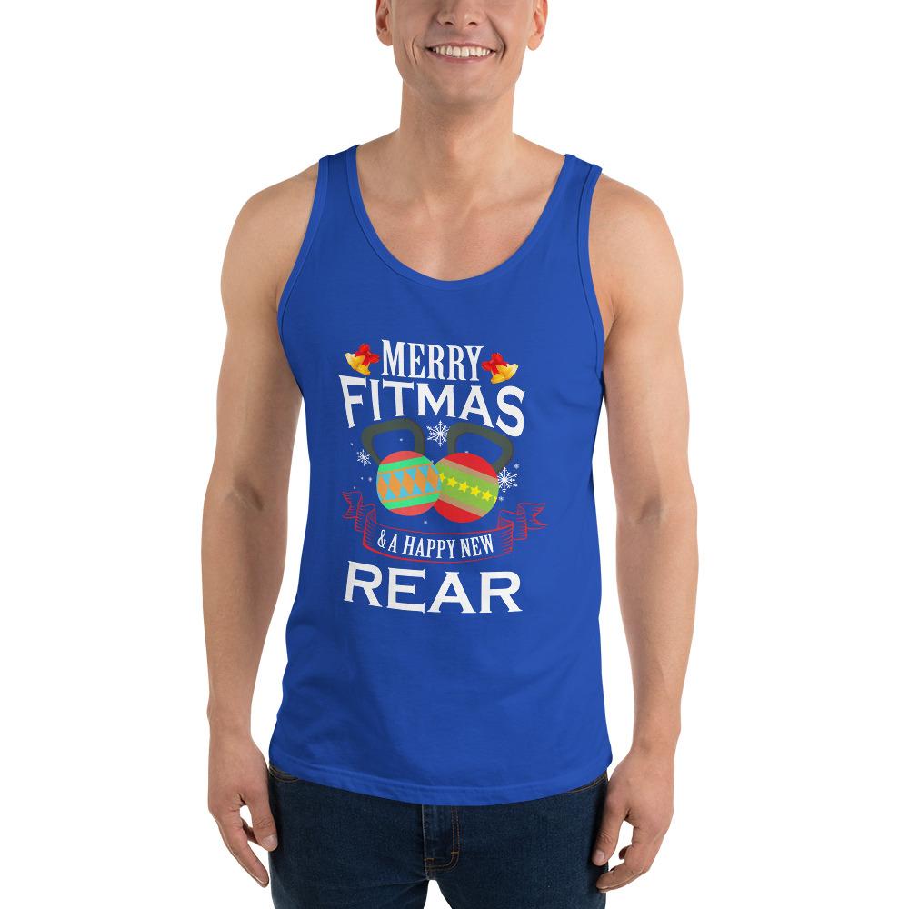 Men's Tank Top - Merry Fitmas 