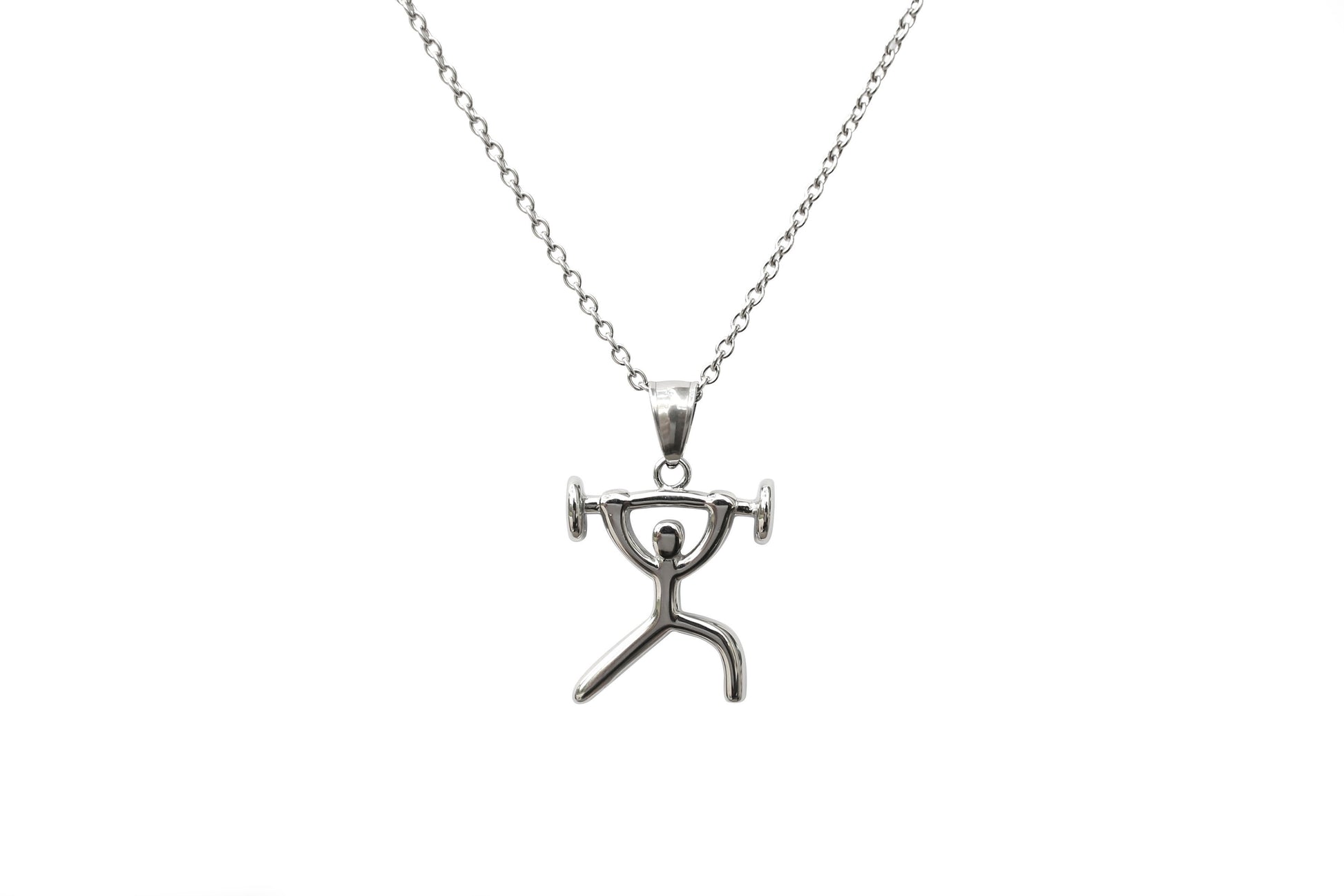 WODFitters Stainless Steel Weightlifting / Fitness Necklace 