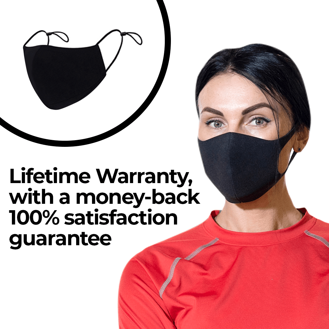 "Safe At Gym" Face Masks With Silverplus® Technology (3-Pack, 5-Pack Or 10-Pack)