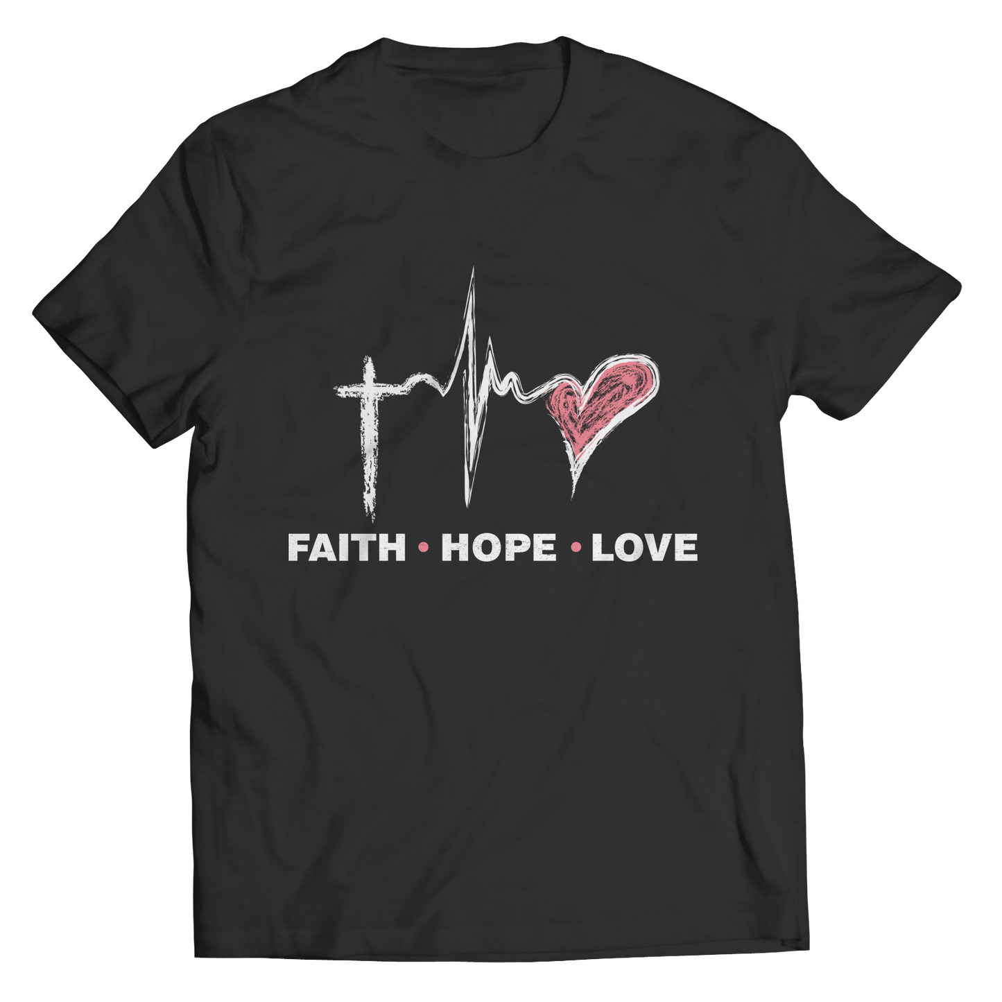 Unisex Shirt - Faith Hope Love T-Shirt