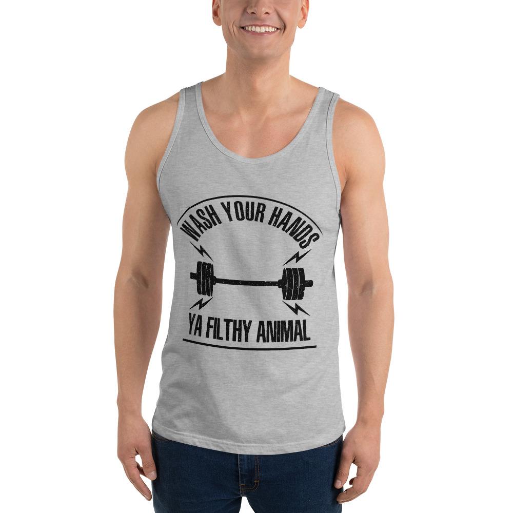 Wash Your Hands Ya Filthy Animal Unisex Tank Top 