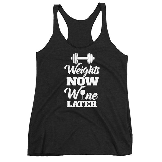 Weights Now Wine Later Tank 