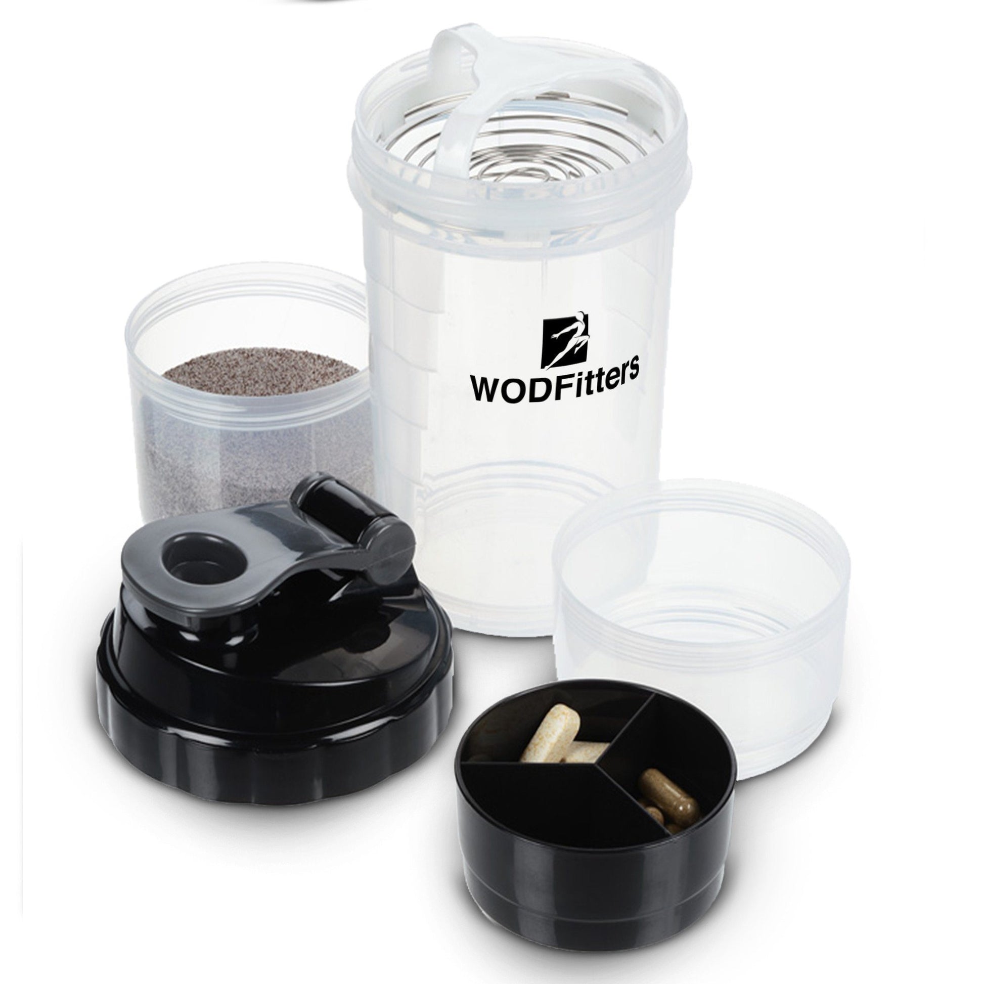 WODFitters 3 in 1 Protein Blender Super Sports Cup 