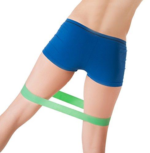 WODFitters Mini Bands Set - 4 Exercise and Workout Resistance Bands for Muscle Activation, Arms and Legs 