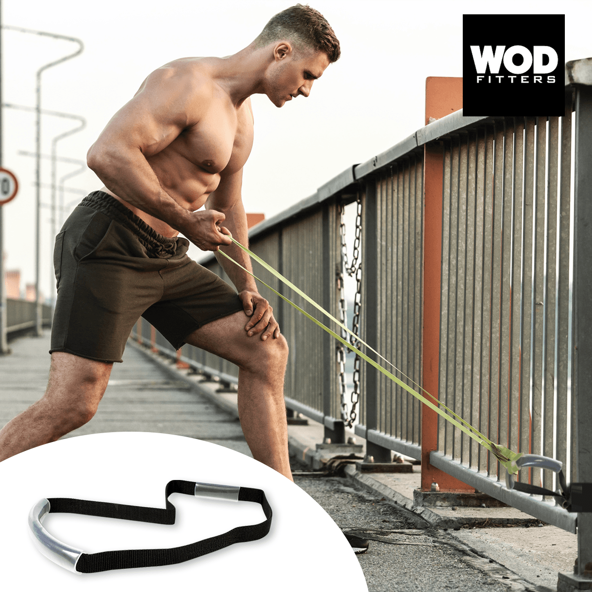 WODFitters Resistance Bands Anchor Strap To Protect Your Bands