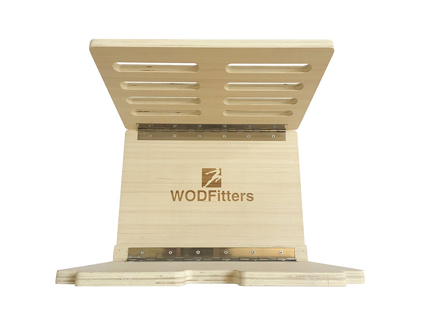 WODFitters Wooden Slant Board For Calf Stretching—Adjusts To 4 Positions—Non-slip Surface And Base 