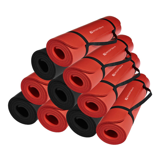 Yoga / Pilates / Workout Mat “ALL MUST GO” SALE” - Lot of 10 Mats + 2 FREE Microfiber Yoga Towels 